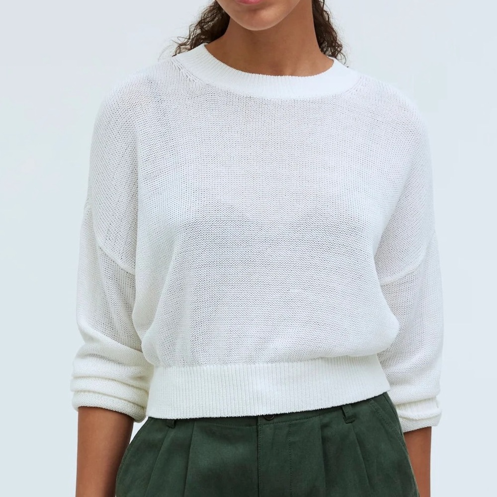 MADEWELL open knit sweater